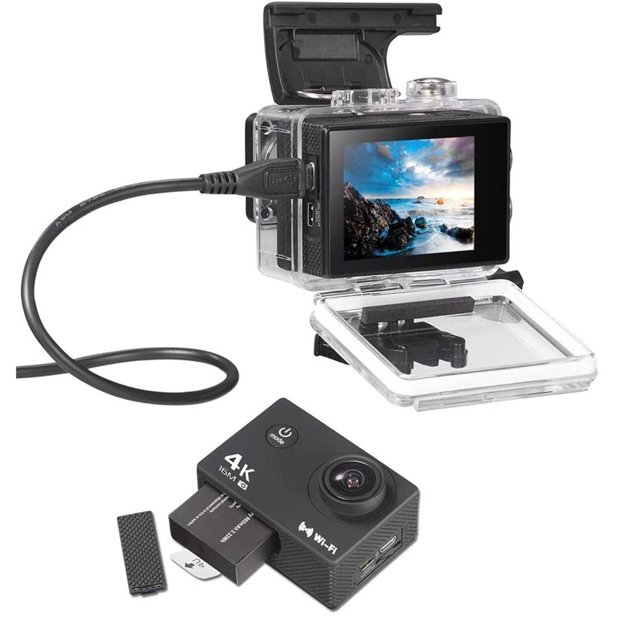 Full HD 4K Waterproof Sports Camera Full HD 4K Waterproof Sports Camera